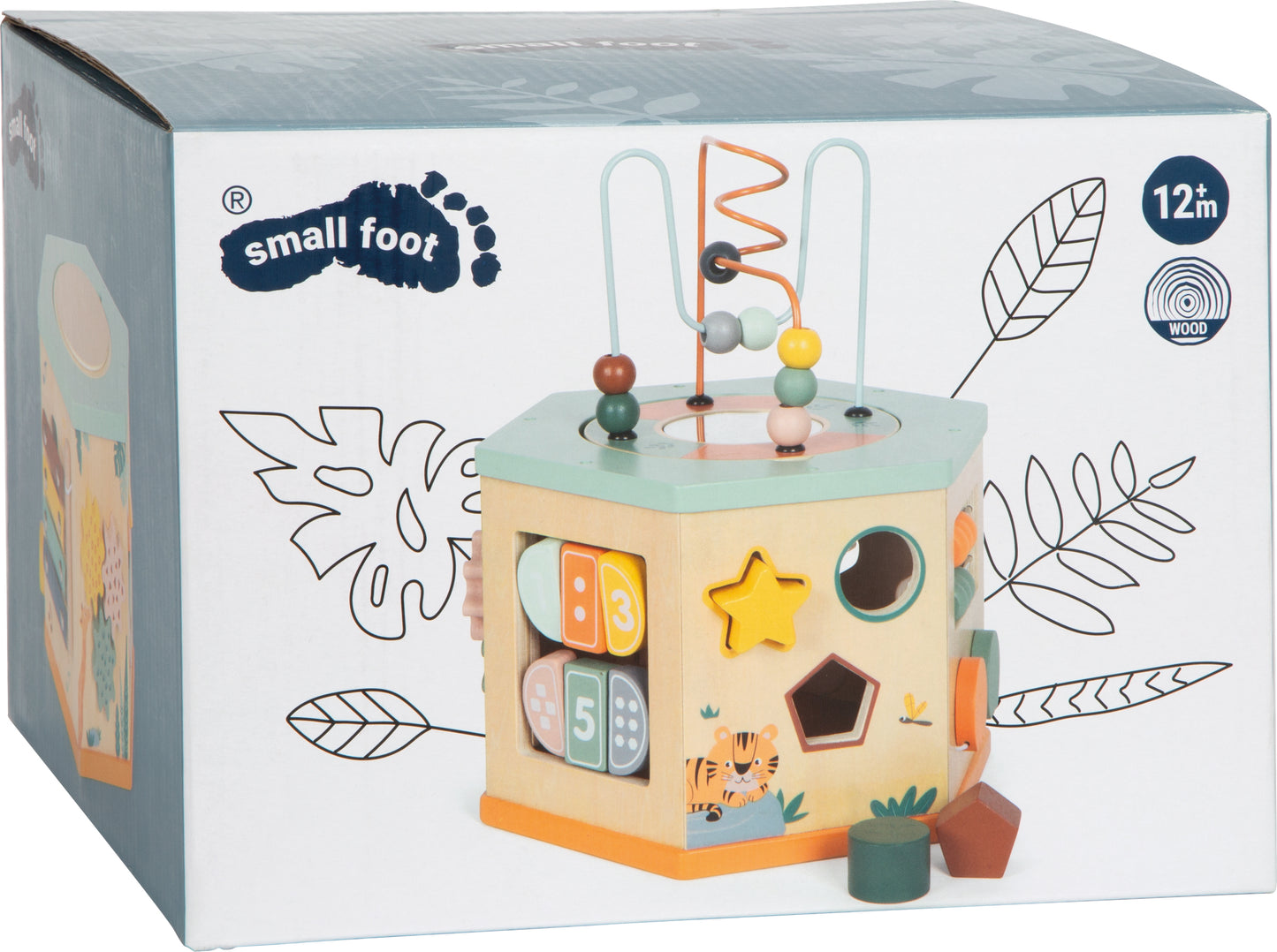 Centru de Activități 7-în-1 "Safari" din Lemn (Small Foot)