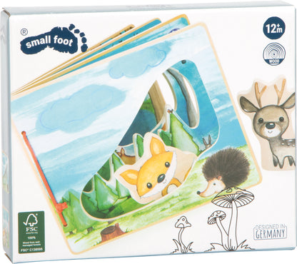 Carte Interactivă din Lemn - Aventură în Pădure - Small Foot