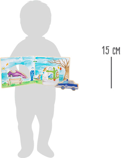 Carte Interactivă din Lemn - Poliția în Acțiune - Small Foot