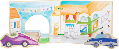 Carte Interactivă din Lemn - Poliția în Acțiune - Small Foot