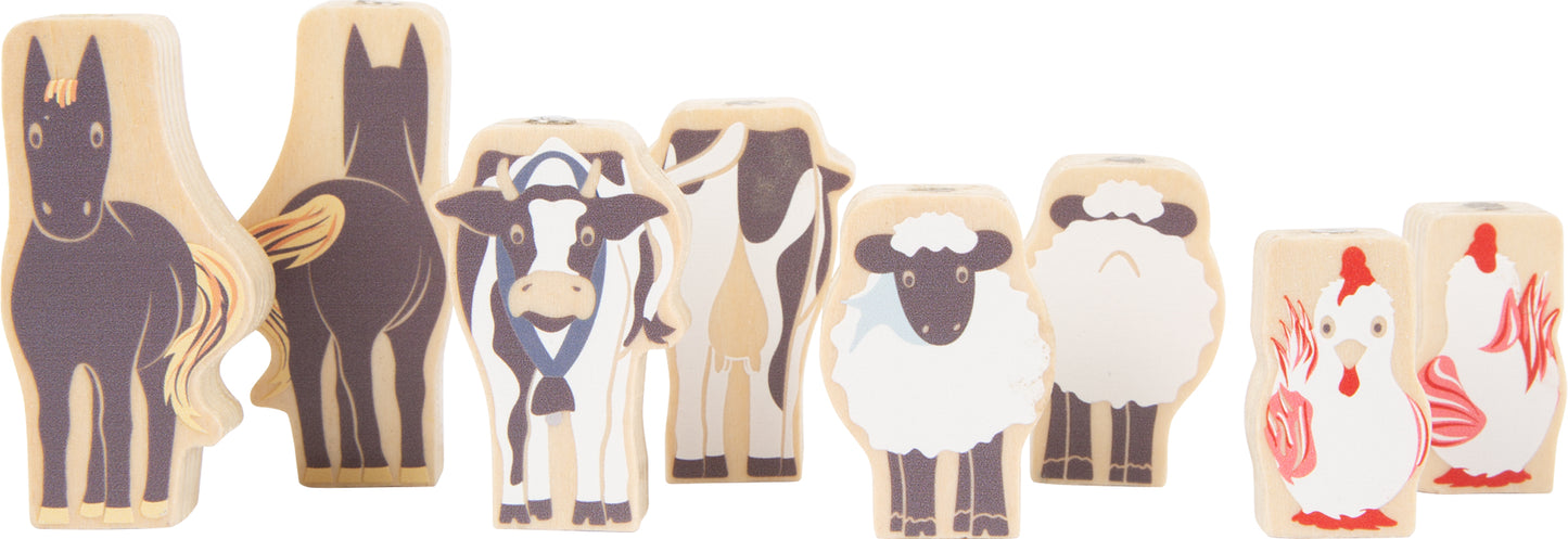 Set de Jocuri 4-în-1 "4 Friends" - Ludo, Scări și Curse - Small Foot