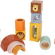 Set Cuburi Senzoriale din Lemn - Exploratorul Safari - Small Foot