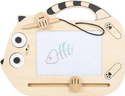 Tablă Magnetică de Desen "Pisicuța Magică" (Small Foot)