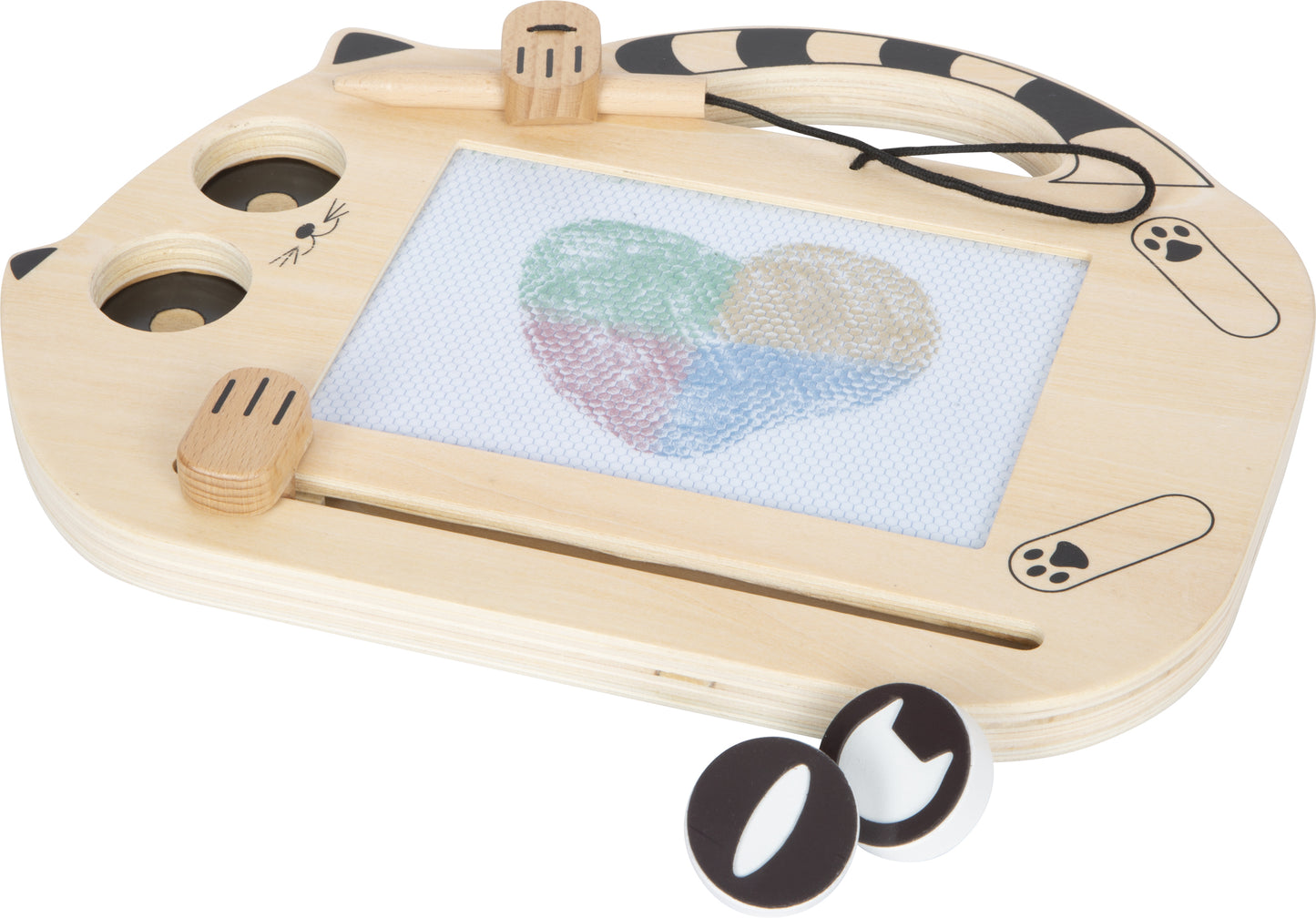 Tablă Magnetică de Desen "Pisicuța Magică" (Small Foot)