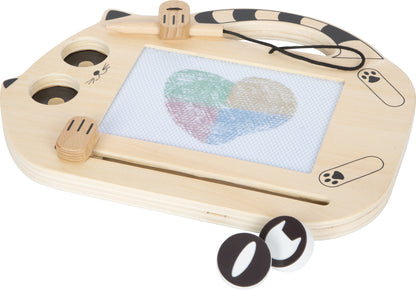 Tablă Magnetică de Desen "Pisicuța Magică" (Small Foot)