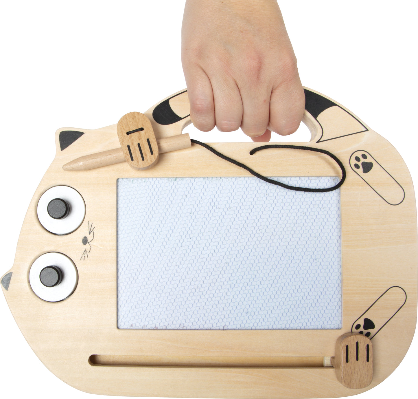 Tablă Magnetică de Desen "Pisicuța Magică" (Small Foot)