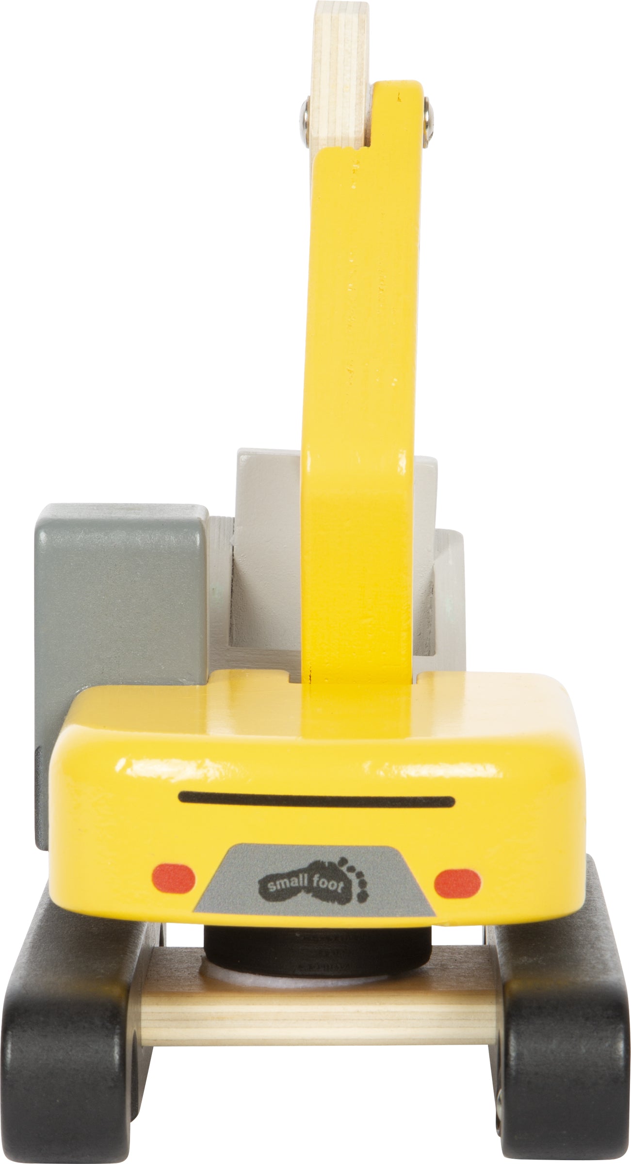 Excavator din Lemn cu Braț Mobil și Șenile (Rotire 360°) - Small Foot