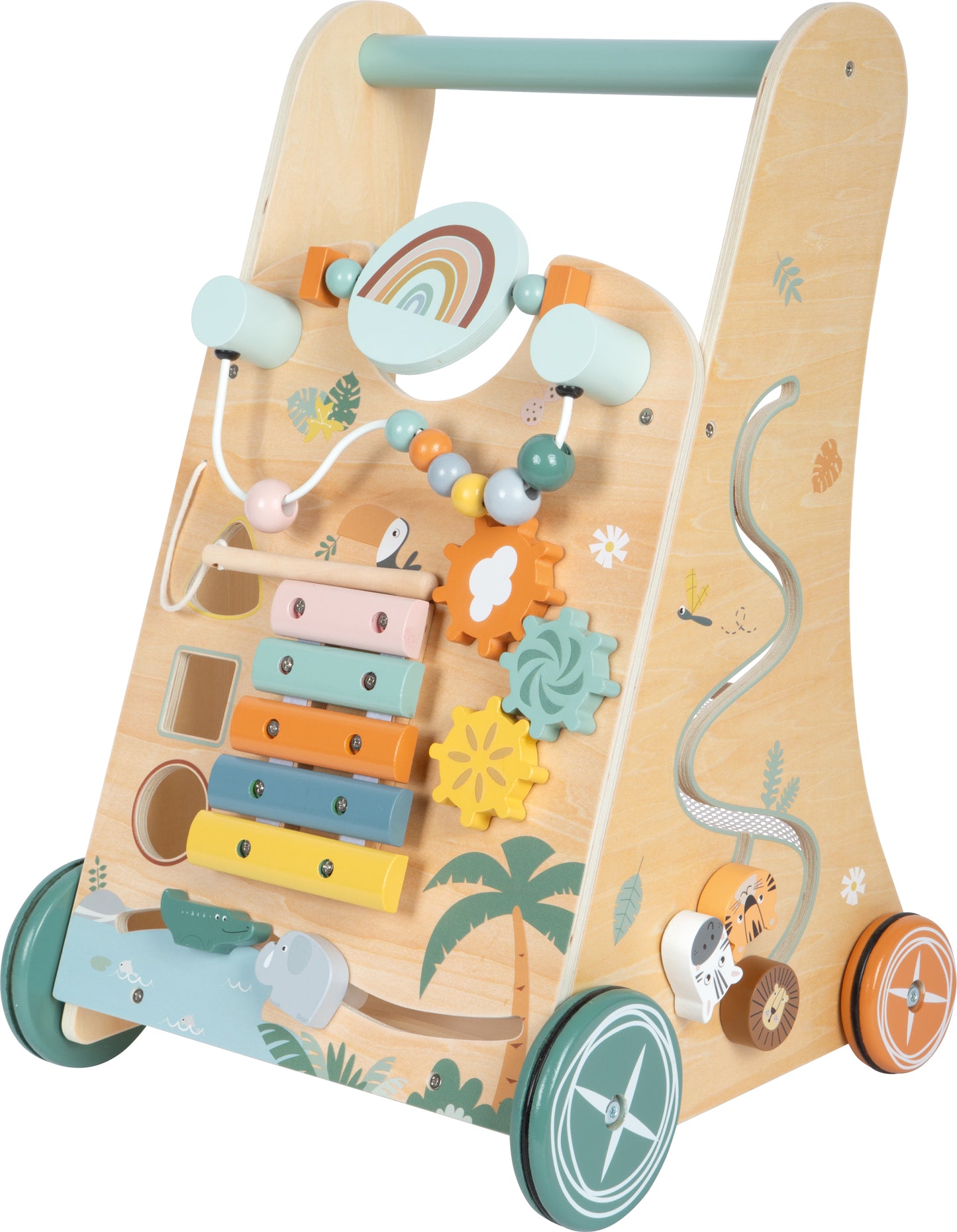 Antepremergător din Lemn "Safari" - Centru de Activități (Small Foot)