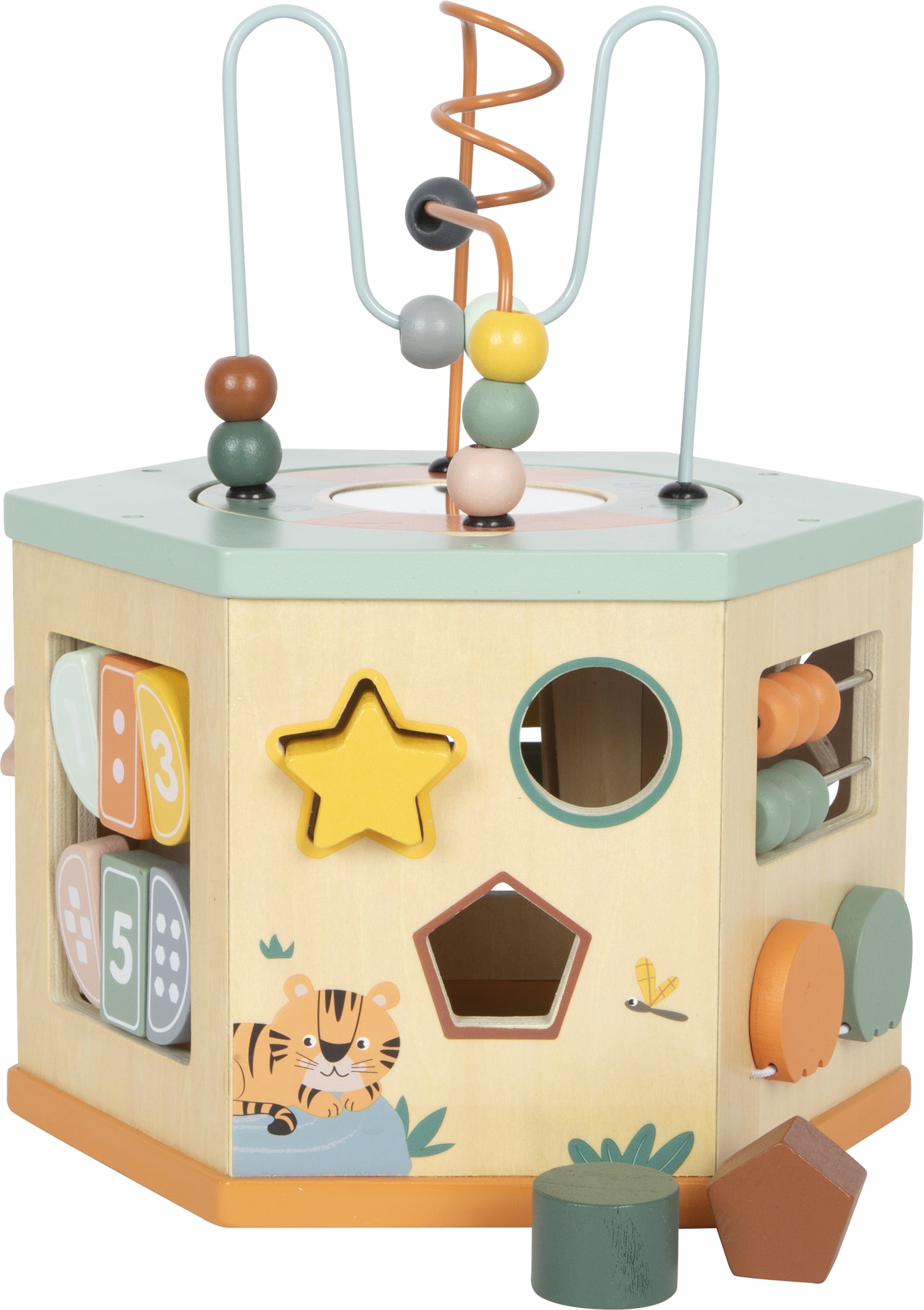 Centru de Activități 7-în-1 "Safari" din Lemn (Small Foot)