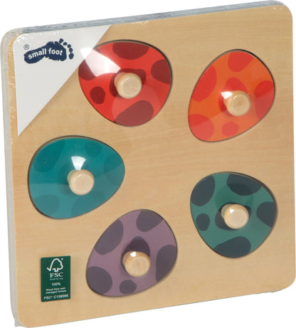 Joc de Memorie și Puzzle 3D din Lemn - Dinozauri (Small Foot)