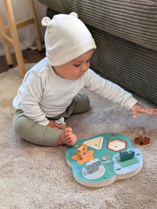 Puzzle Interactiv cu Sunete "Animale Safari" (Small Foot)