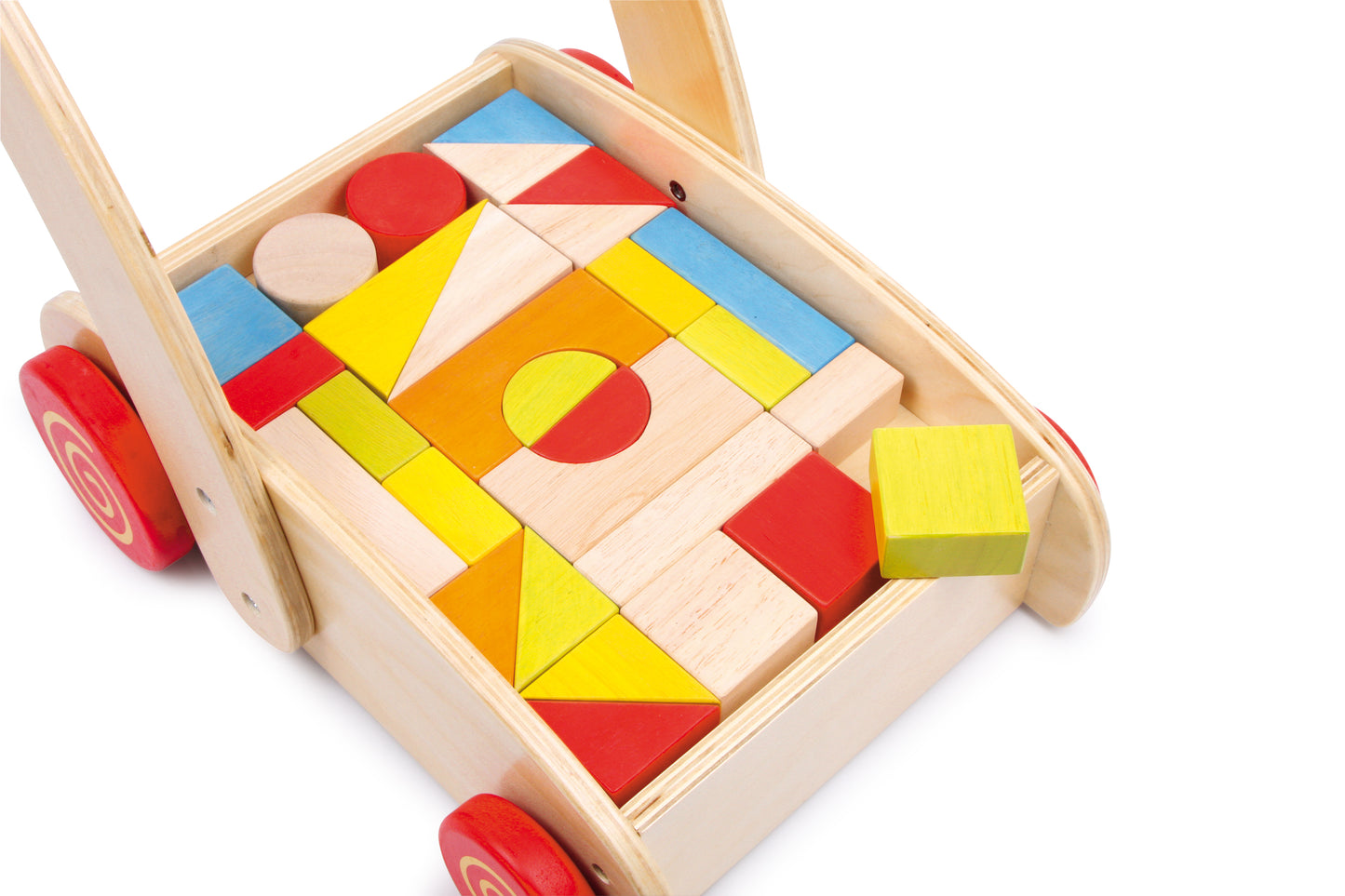 Antepremergător din Lemn cu 29 de Cuburi de Construit - Small Foot