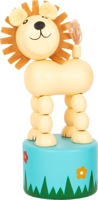 Figurine Dansatoare din Lemn "Safari Africa" (Push Puppets) – Small Foot | Jucării de Motricitate