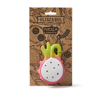 Jucărie Dentiție & Baie Fructul Dragonului Fucsia Oli & Carol | Aisha's Toys
