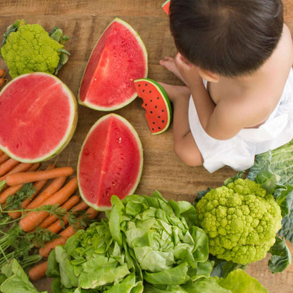 Jucărie Dentiție și Baie Bebe din Cauciuc Natural - Wally the Watermelon (Oli & Carol)