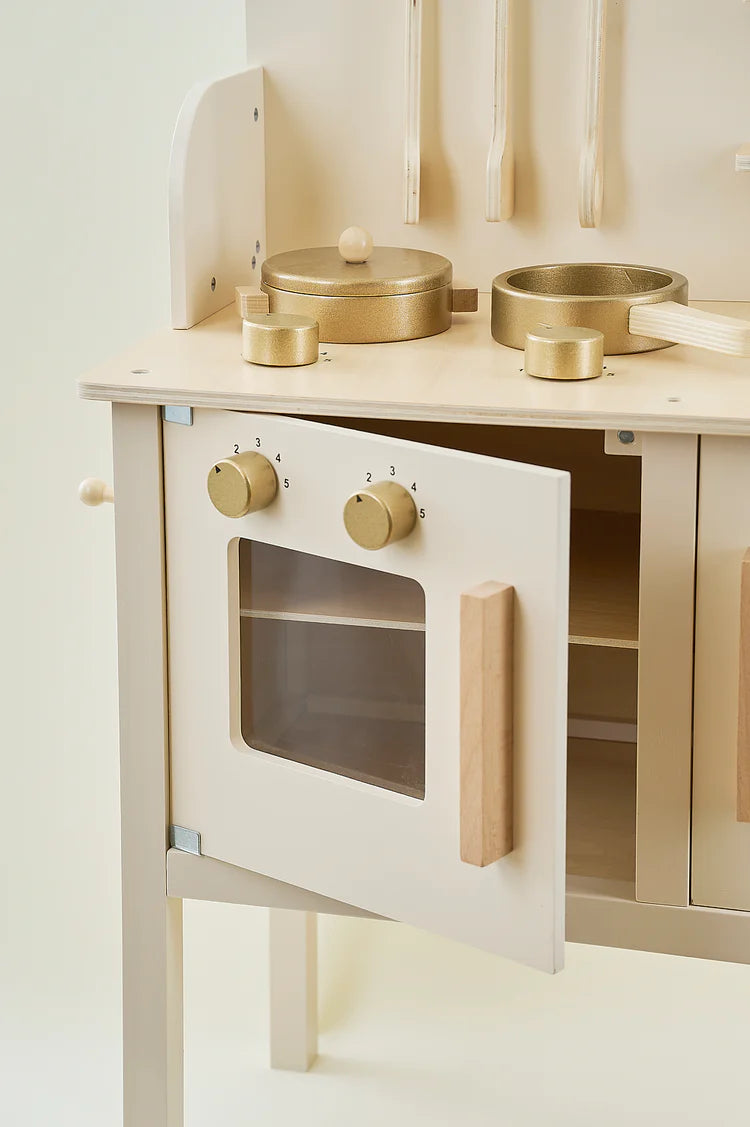 Bucătărie de Jucărie din Lemn Jabadabado - Cream White