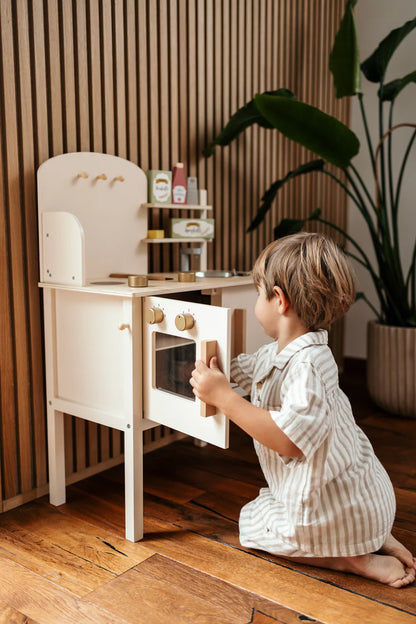 Bucătărie de Jucărie din Lemn Jabadabado - Cream White