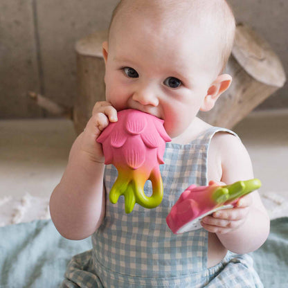 Jucărie Dentiție & Baie Fructul Dragonului Fucsia Oli & Carol | Aisha's Toys