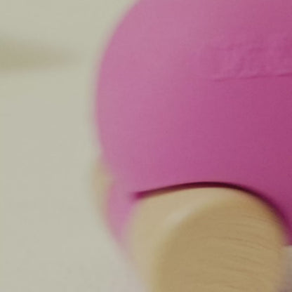 Mașinuță Ecologică din Cauciuc & Lemn - Emma the Eggplant (Oli & Carol)