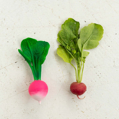 Jucărie Dentiție  și  Baie din Cauciuc Natural Ridiche - Ramona the Radish (Oli & Carol)