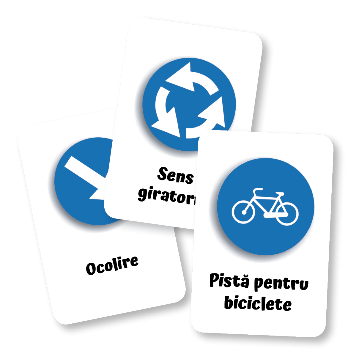 Joc Educativ: Învățăm Semnele de Circulație (Cărți de Joc Expert)